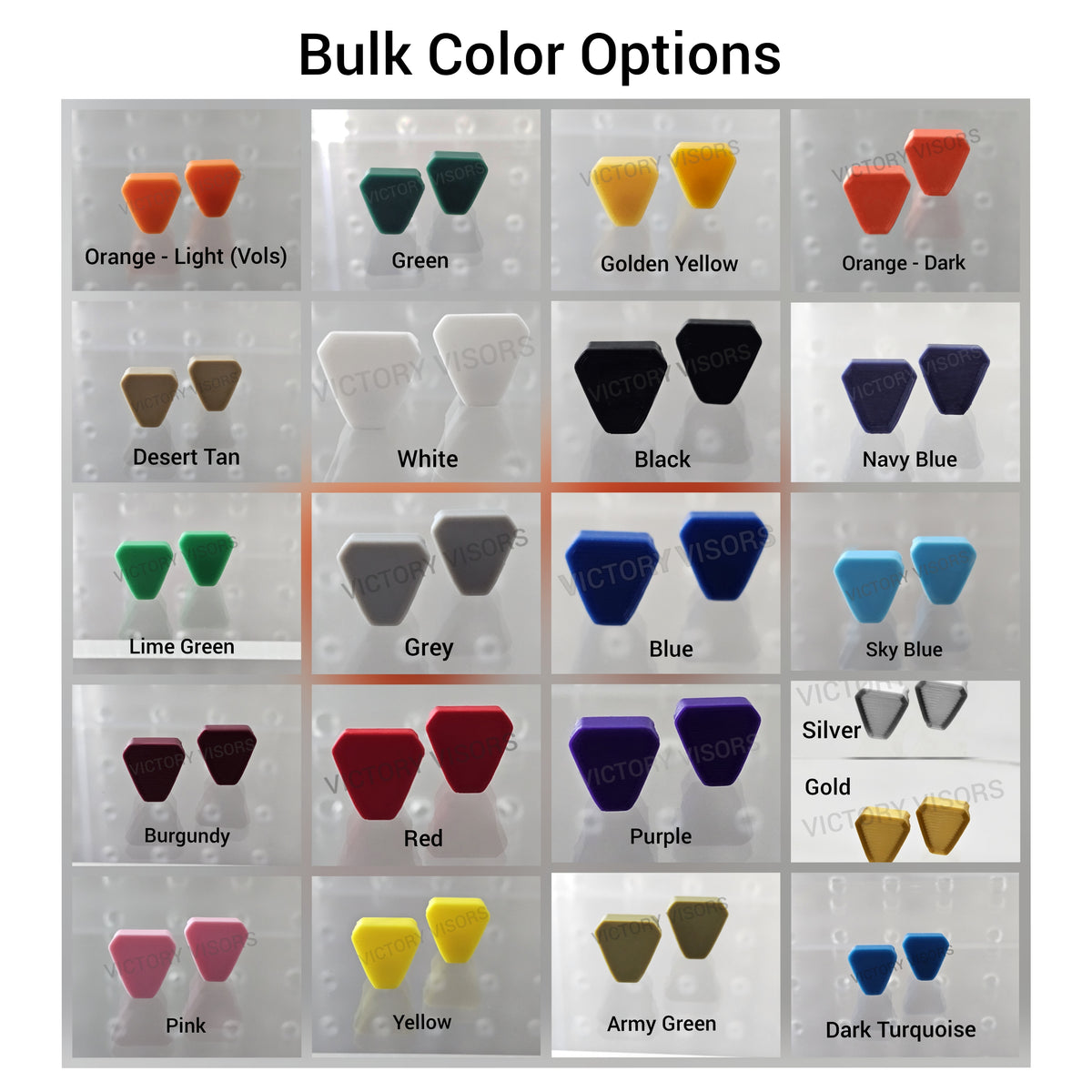 Bulk and Wholesale Mini Helmet Visor Clips Victory Visors