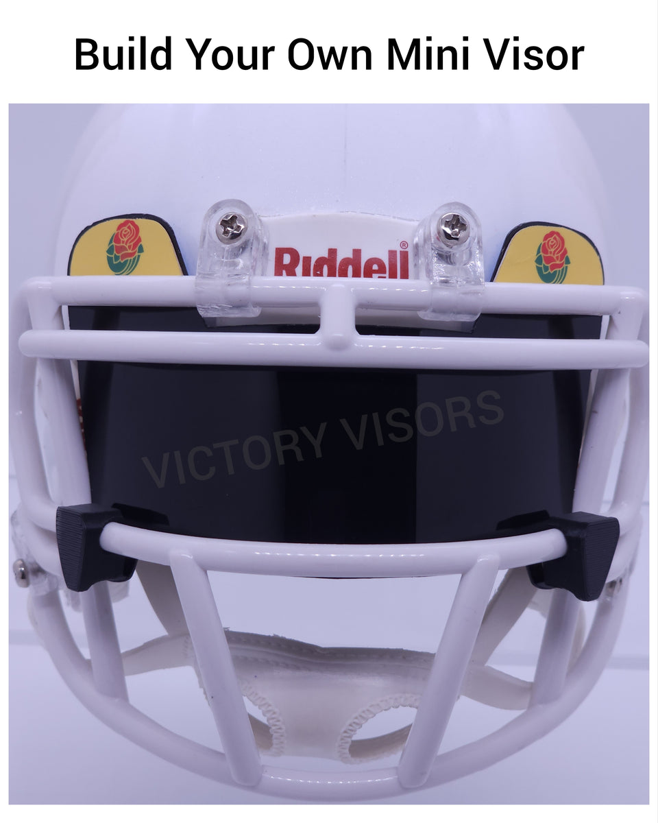 Build your own Custom Mini Football Helmet Visor – Victory Visors