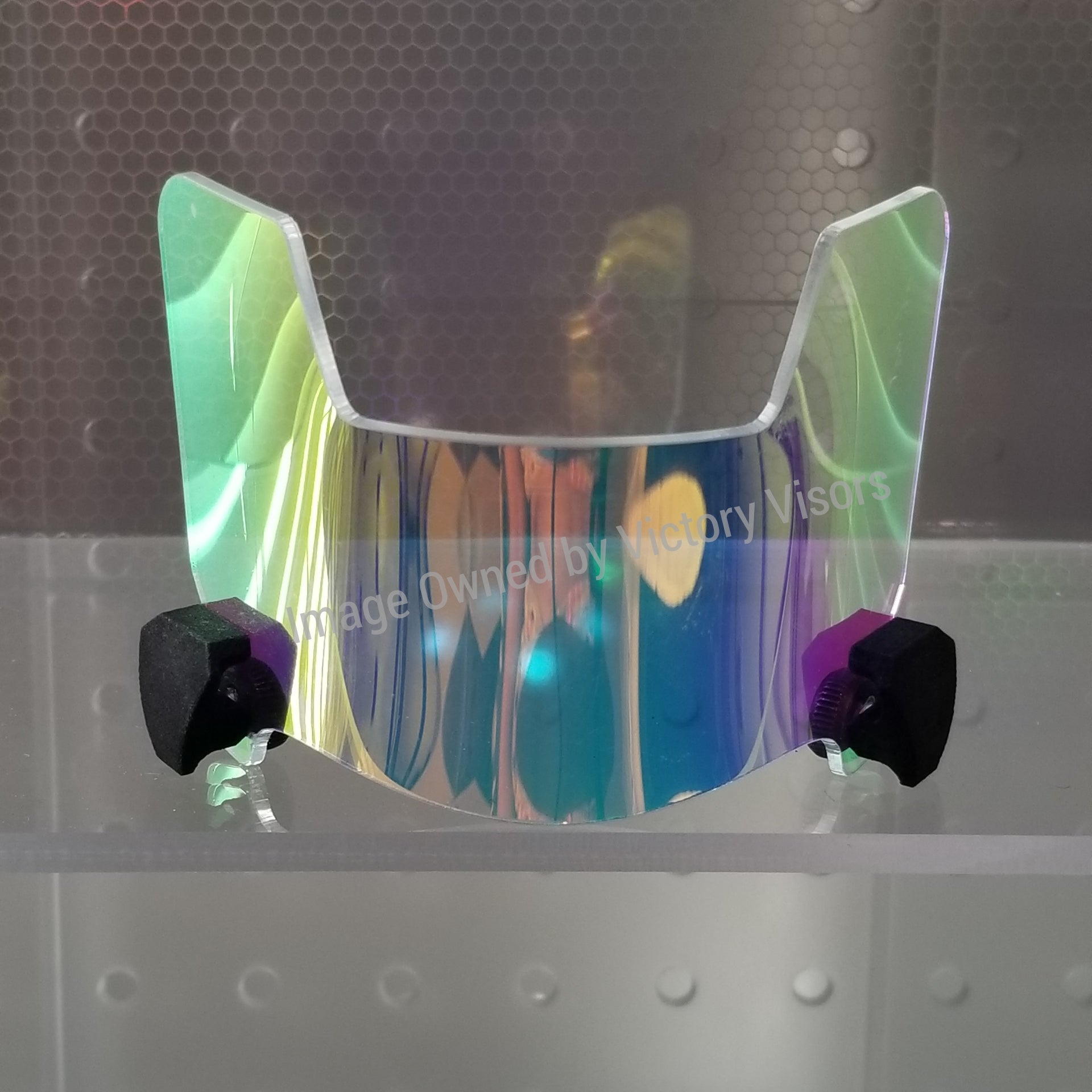 clear visor for football helmet niki Clear Rainbow Mini Football Helmet Visor