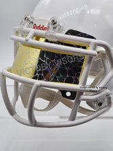 Load image into Gallery viewer, gold riddell mini size football helmet visor from victory visors
