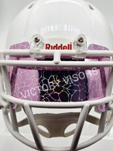 Load image into Gallery viewer, pink riddell mini size football helmet visor from victory visors
