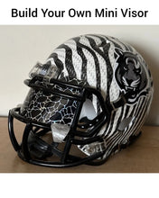 Load image into Gallery viewer, Custom mini size football visor from Victory Visors
