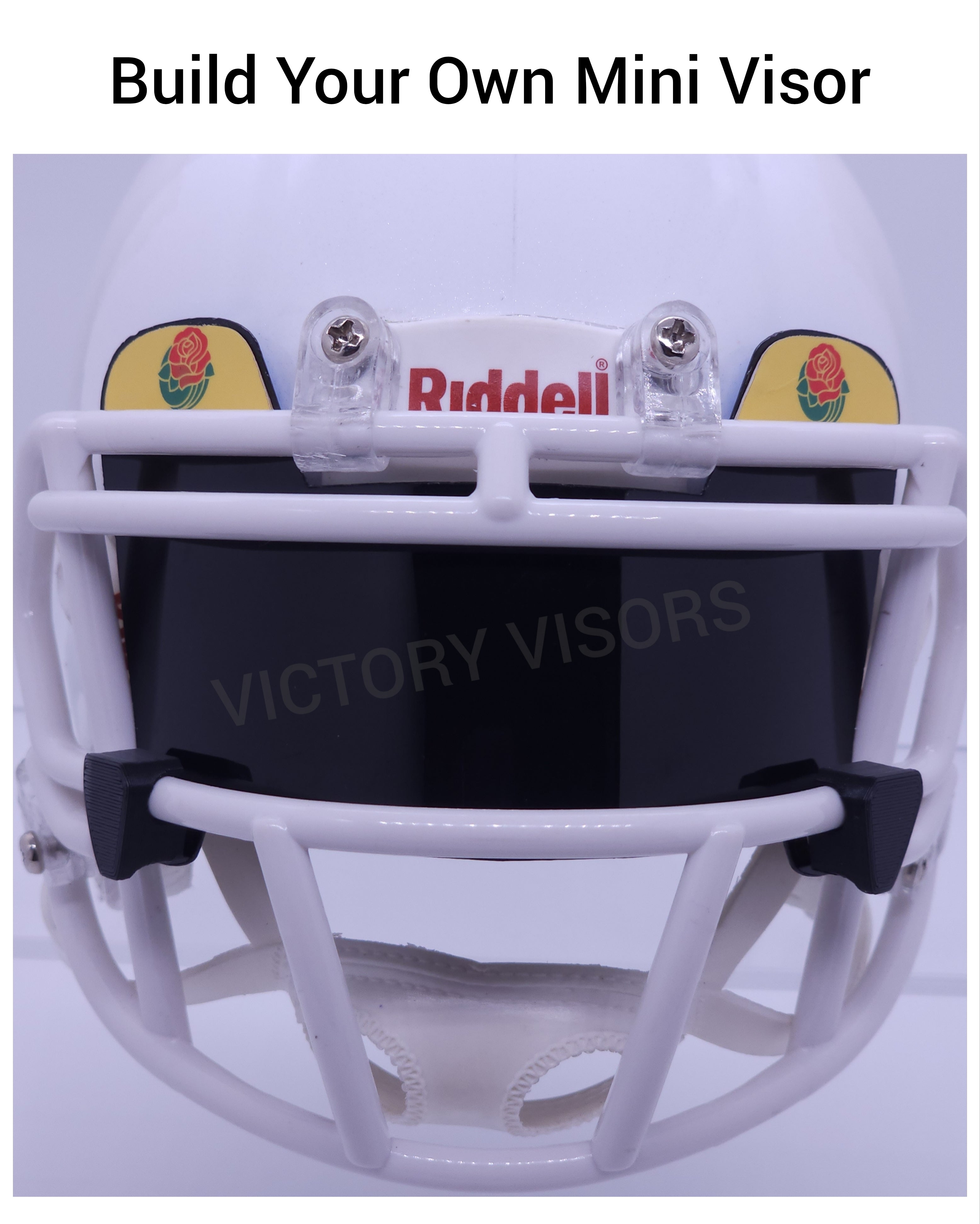 Build your own Custom Mini Football Helmet Visor – Victory Visors