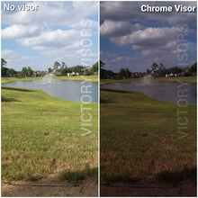 Load image into Gallery viewer, Easy Install Silver Chrome Football Visor
