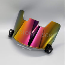 Load image into Gallery viewer, Pink-Magenta/Gold Football Visor
