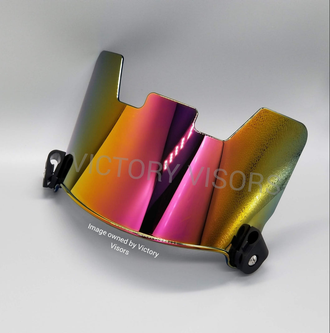 Pink-Magenta/Gold Football Visor
