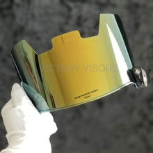 Load image into Gallery viewer, Golden Green Football Visor
