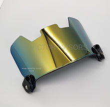 Load image into Gallery viewer, Golden Green Football Visor
