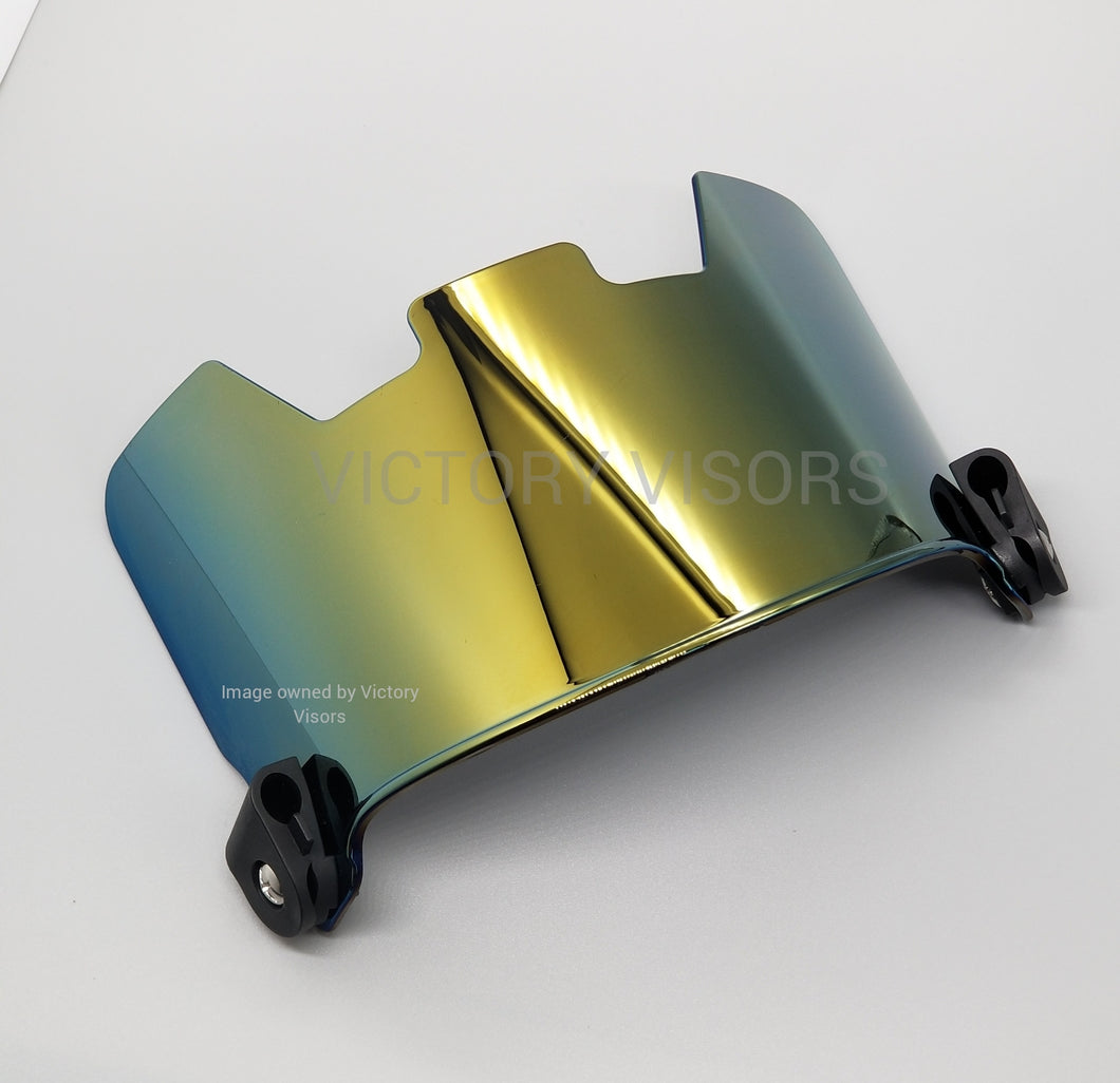 Golden Green Football Visor