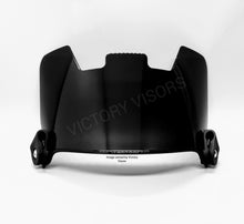 Load image into Gallery viewer, Dark Black Football Visor. **Flat black - Non Iridium
