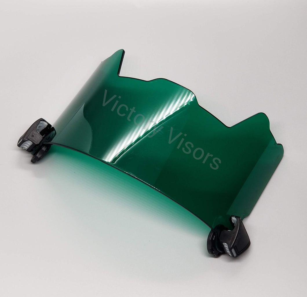 Transparent Green Football Visor